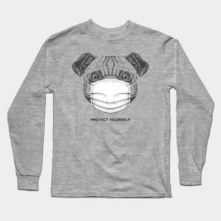 Protect Yourself ( Covid-19 Edition ) Long Sleeve T-Shirt